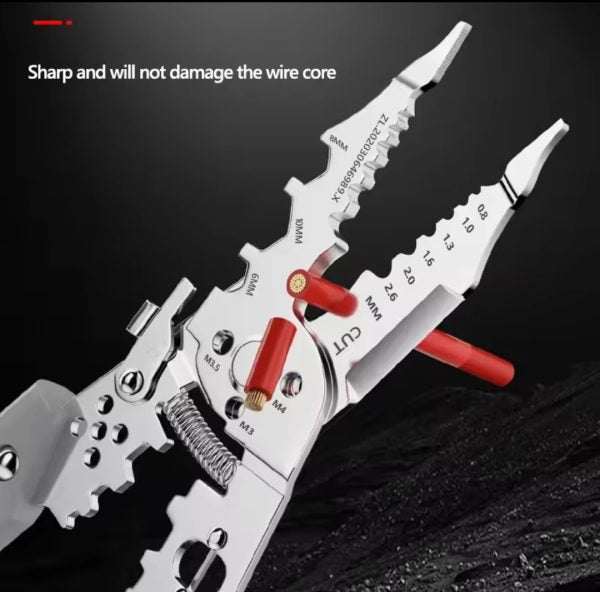 Multi-Function 10-in-1 Wire Stripper & Cutter Tool